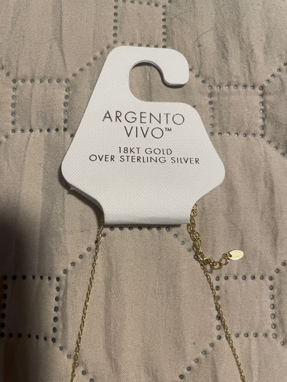 Argento Vivo Gold Clover Necklace - Picture 4 of 4